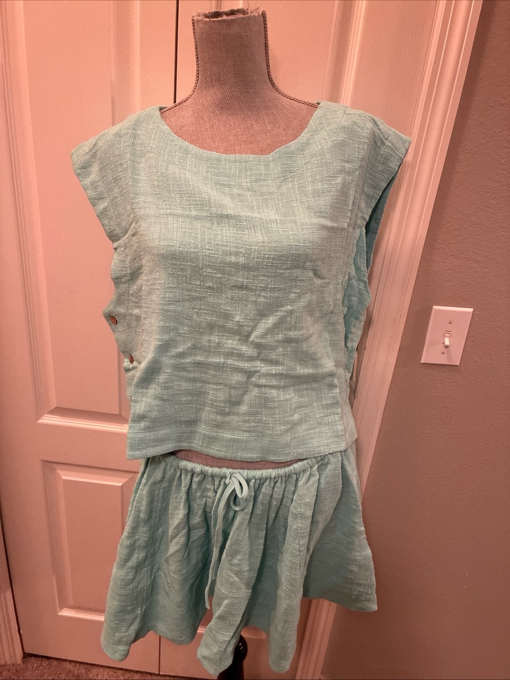 Free people ladies Skye mini skirt & top set